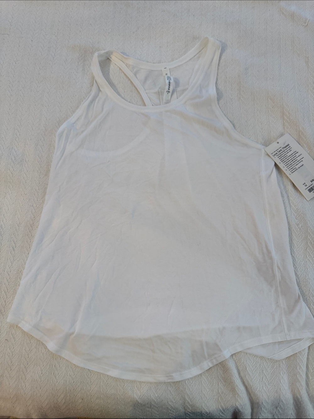 lululemon athletica White Racerback Tank